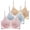G, variant on 3 Pcs Lightly Padded Bras for Women Wireless Side Support Bra Breathable Back Bra Bralettes for Women with Support Tube Top with Built in Bra Compression Tank Top with Built in Bra