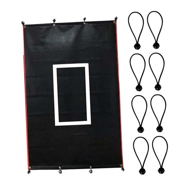 Baseball Pitching Backstop Pitching Target que golpea equipos de softbol de softbol resistente al desgaste portátil con entrenamiento de ataque