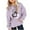 Purple, variant on HOMADLES Oversize Teen Girls Hoodies Graphic Cute Printing Casual Long Sleeve Pullover for Girls with Pocket Hooded Sweatshirt Mint Green 7-8T