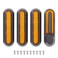 thumbnail image 1 of Bicicleta 4 Uds tapacubos de ruedas carcasas protectoras pegatinas reflectantes para M365 (amarillo) Tmvgtek Accesorios para bicicletas, 1 of 8