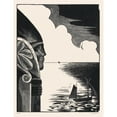 thumbnail image 2 of Bernard Essers 15x18 Gold Ornate Wood Frame and Double Matted Museum Art Print Titled - Image of Sint Nicolaas at the Port of Treboul (1927), 2 of 4