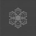 thumbnail image 1 of Ahgly Company Machine Washable Indoor Square Transitional Charcoal Black Area Rugs, 5' Square, 1 of 7
