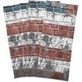 thumbnail image 4 of Vintage American Flag Tea Towels Set of 6 Stars and Stripes Wall Kitchen Dish Cloth with Hanging Loop, 18"x28"Lint-Free Absorbent Towel for Kitchen Drying Wiping and Cleaning, 4 of 5