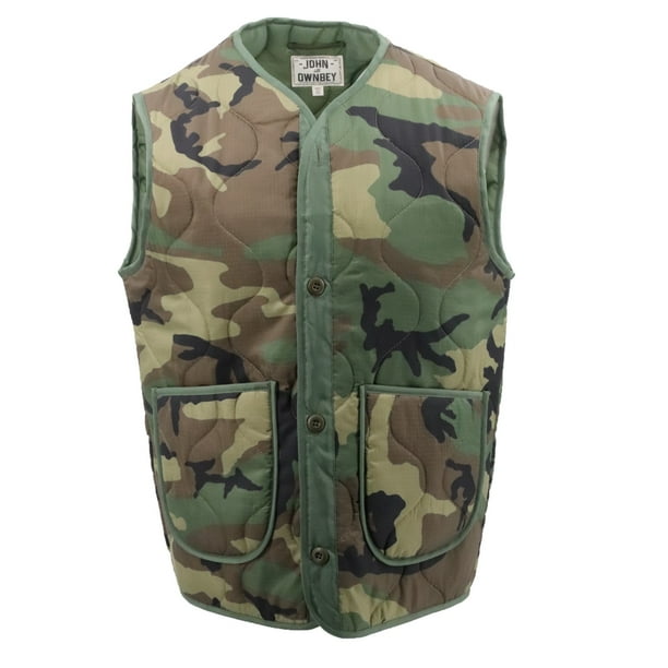 John Ownbey Company Men's Woobie Vest Poncho Liner Quilted Puff Vest