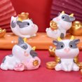thumbnail image 1 of Gwong Juguete Micro paisaje de escritorio adornos pequeños fortune vacas modelo de juguete decoración del coche regalo Gwong 30007208, 1 of 1