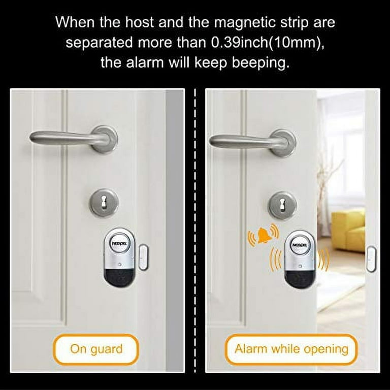 Door Window Alarm, 120DB Door Alarms For Kids Safety, Door Chime For Store Home
