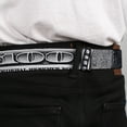 thumbnail image 4 of Buckle-Down Belt, Seatbelt Buckle Belt, 100 Dollar Bill Close Up White Black, 34 to 52 Inches, 4 of 9