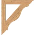 thumbnail image 3 of Ekena Millwork 5 1/2"W x 44"D x 48"H Funston Traditional Smooth Bracket, Western Red Cedar, 3 of 4