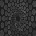 thumbnail image 1 of Ahgly Company Machine Washable Indoor Square Transitional Night Black Area Rugs, 5' Square, 1 of 7
