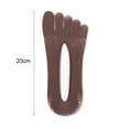 thumbnail image 6 of NIBOLOG 1 Pair Men Toe Socks Soft High Elastic Breathable Sweat Absorption Athletic Running Five Finger Socks Invisible Low Cut Socks, 6 of 8