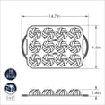 thumbnail image 7 of Nordic Ware 75th Anniversary Braided Mini Bundt® Pan, 7 of 7
