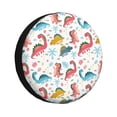 thumbnail image 1 of Fotbe Dinosaur Funda de Llanta de Repuesto con Estampado, Engrosada, Ajuste Universal para Jeep, Remolque, RV, SUV, Camión-14 inch, 1 of 6