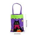 thumbnail image 3 of Halloween Non Woven Tote Bag Candy Bag Pumpkin Trick or Treat Bag Gift Bag for Kids Party Favors Jewelry Props, 3 of 6