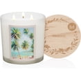 thumbnail image 1 of M&SENSE Large-Sized 3 Wick Ocean Breeze Scented Candle, 24.7oz with Wooden Lid | 120 Hours Long-Lasting Burn, Jar Candle Gift for Home Fragrance, 1 of 6