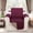 Burgundy/Tan, variant on LUXSHARE HOME Reversible Pet-Friendly Sofa Cover,Waterproof Washable,Elastic Straps