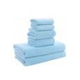 thumbnail image 1 of Juego De Toallas Baño Lana Suave  6 Piezas Azul Belug  Juego De Toallas Baño, 1 of 4