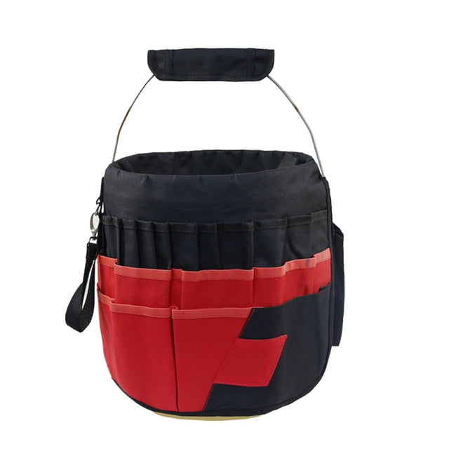 Organizador de Herramientas Riwesomey Eficiente de Tela Rojo 11.5*18 Pulgadas