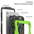 thumbnail image 2 of Allytech Shockproof Case for Apple iPad 11th 10th Gen 10.9 " with Build In Screen Protector, Rugged Rotating Stand Shoulder Strap Pencil Holder Bumper Kids Case for Apple iPad 10.9" 2025 2022, 2 of 7