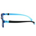 thumbnail image 2 of Montura de gafas de silicona suave para niños con protección contra la luz azul, montura para miopía para estudiantes, para hombres y mujeres, 2 of 4