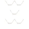 thumbnail image 1 of Collar elegante Minnieouse Doce signos del zodiaco tema amistad colgante para amantes Cáncer Plata 5piezas, 1 of 5