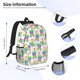 thumbnail image 5 of Easygdp Rainbow Llama Mochila Ligera de 15 Pulgadas para Estudiantes, Mochila Cómoda para la Escuela y Viajes, Correas Ajustables, 5 of 6