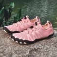 thumbnail image 5 of Lightweight Barefoot Shoes for Women Men Breathable Non Slip Athletic Footwear Wide Toe Box Water Shoes for Hiking Pink Size 6, 5 of 8