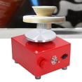 thumbnail image 4 of Mini Roue de Poterie, Outils en Argile, Roue de Poterie pour Enfants Vitesse Réglable Rotation Stable Faible Bruit Sécuritaire Compacte Gain de Place Facile à Utiliser Mini Roue de Poterie, 4 of 7