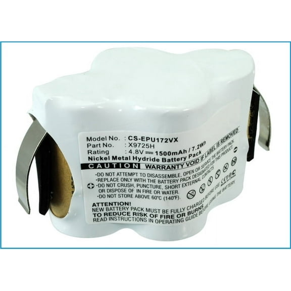 Replacement Battery for Shark V1720,V1725,V1725H,X9725H,1500mAh/4.8V
