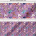 thumbnail image 2 of Soimoi Cotton Voile Fabric Leaves, & Rose Floral Print Fabric by Yard 56 Inch Wide, 2 of 7