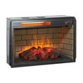 thumbnail image 5 of 26 inch Electric Fireplace Insert, Infrared Quartz Heater with Realistic Wood Log and Brick Design, 1500W Fireplace Heater with Remote Control for Existing Fireplace, Antique Black, 5 of 7