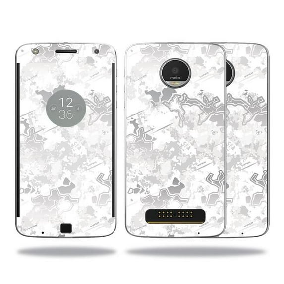 MightySkins MOMZPL-Viper Snow Skin for Motorola Moto Z Play Sticker Wrap Cover Sticker - Truetimber Viper Snow