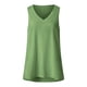 thumbnail image 3 of Camisa sin mangas con cuello en V para mujer para el verano: top informal oversize, poliéster/spandex, moda playera, tallas S-XXXXXL., 3 of 3