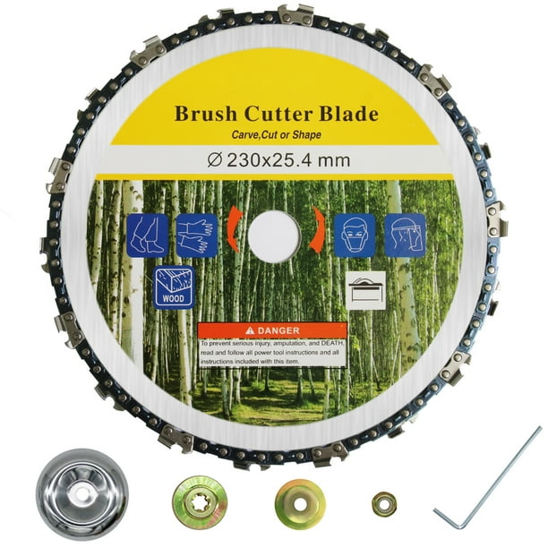 HXXF Chainsaw Tooth 9" Brush Cutter Blade Carbide Trimmer Head