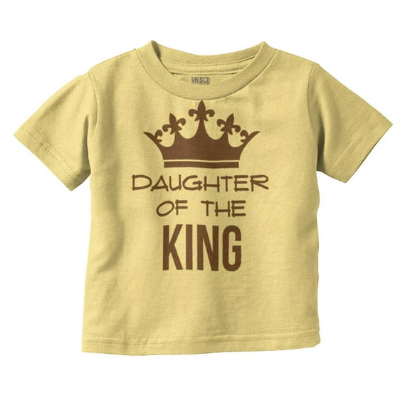 Daughter of the King Daddy Girl Tiara Youth T Shirt Tee Girls Infant Toddler Brisco Brands 12M
