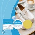 thumbnail image 6 of White Shoe Cleaning - Stain Remover, Yellowing , Gentle Formula for Leather Canvas Sneakers, Water-Free 3-Step Cleaner | 100g Portable Size, 6 of 9