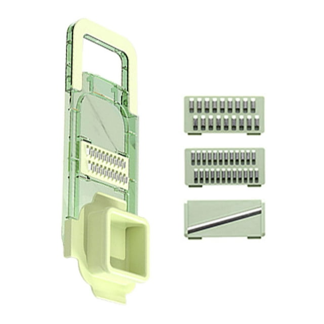 Multi-Purpose Vegetable Grater with 3/6 Cutters Easy Cleaning Veggie Slicers Kitchen Utensils