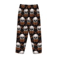 thumbnail image 5 of Haiem Butterfly Skull Women's Pajama Pants Ultra Lightweight Pjs Bottoms Sleepwear Bottom Pants With Pocket Drawstring-X-Large, 5 of 7
