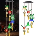 thumbnail image 3 of Carillón sor LED de colibrí / mariposa, carillones a prueba de agua que cambian de decoración del jardín Macarena  Luz de carillón de viento, 3 of 6