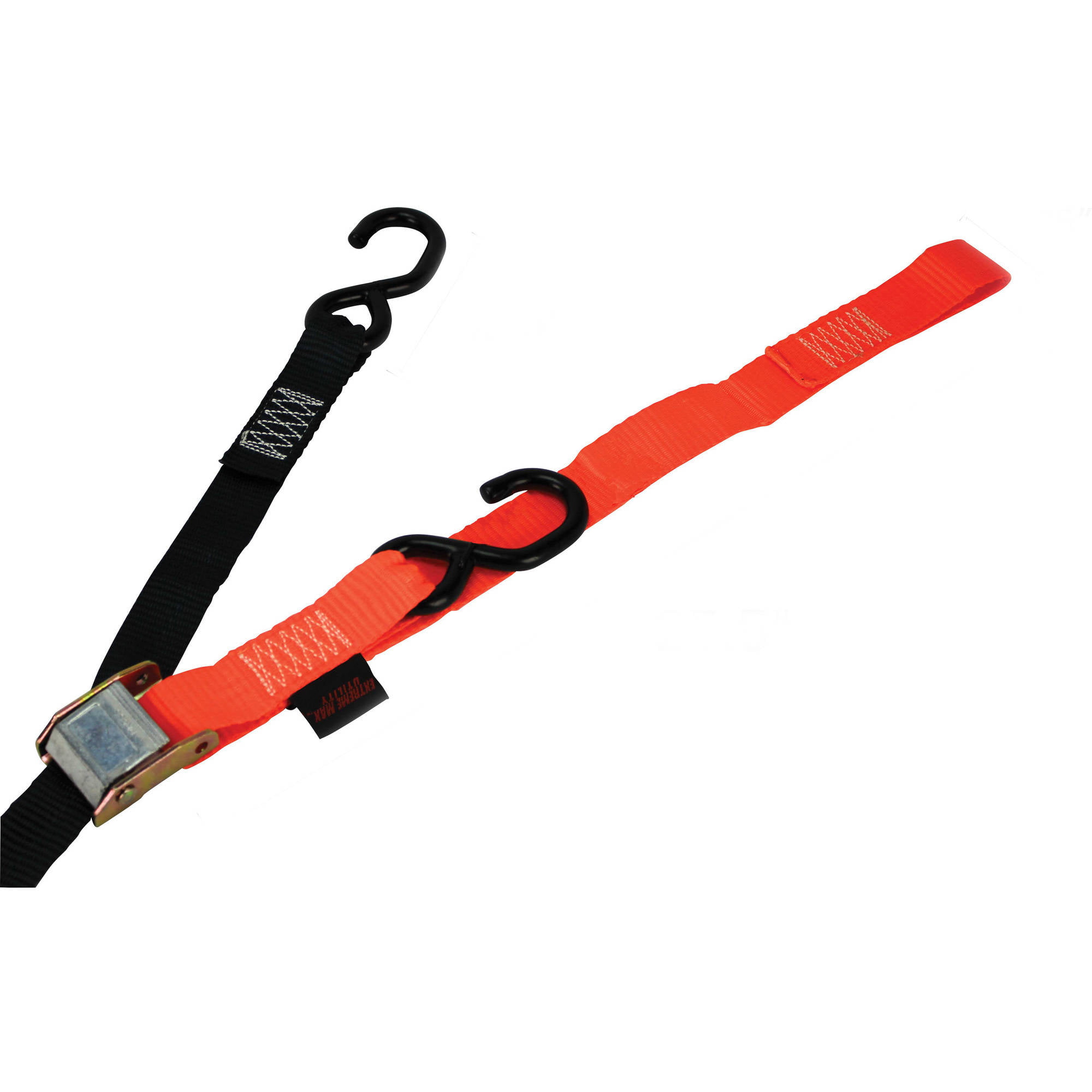 SLASHER EXTREME ATV MOTORCYCLE RACHET TYPE TIE DOWN 1.5" X 7' RED WITH SOFT TIES