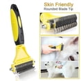 thumbnail image 4 of Morpilot Dog Brush Cat Brush, Professional Dog Detangling Comb And Long Hair Dog Brush, Grooming Rake For Dogs And Cats Effectively Reduces Hair Loss, 4 of 5