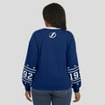 thumbnail image 5 of Women's WEAR by Erin Andrews Blue Tampa Bay Lightning Long-Sleeve Sport T-Shirt, 5 of 6
