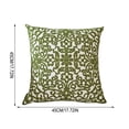 thumbnail image 3 of MMJ Pillow Covers Embroidered Cotton Throw Pillow Covers Decorative Cushion Case Home Sofa Bedroom 18x18in, 3 of 9