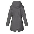 thumbnail image 2 of Manteaux d'Hiver pour Femmes Imperméables pour Femmes, Manteau de Pluie de Plein Air pour la Randonnée, Manteaux de Pluie Doublés en Molleton, Vestes de Pluie Légères à Capuche, Commandes Passées par Moi en Hiver, 2 of 3