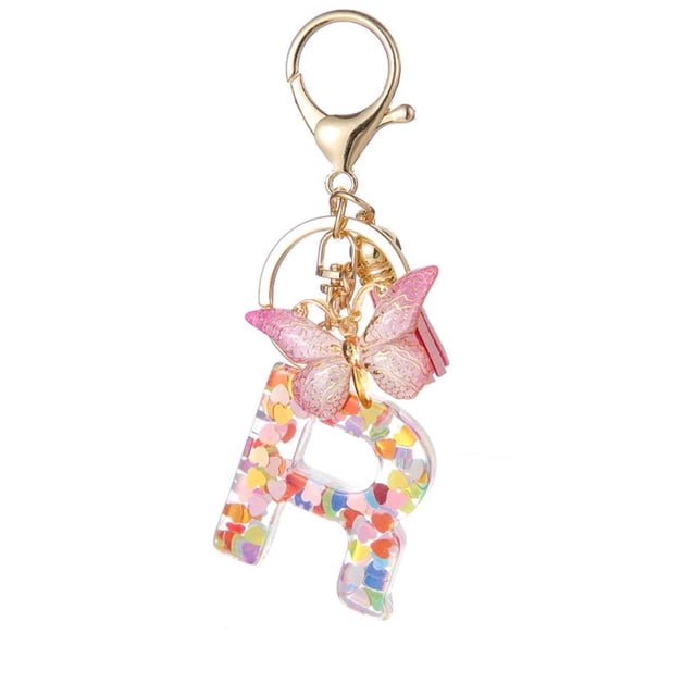 New English Letter Keychain Hanger Car Keychain Bag Accessories