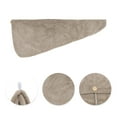 thumbnail image 3 of Unique Bargains 1 Pc Water-absorbent Solid Hair Towel for Bathroom Khaki Polyamide Polyester, 3 of 3