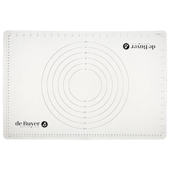 Alfombrilla de silicona para hornear de Buyer con marcas, 60 cm x 40 cm