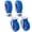 Blue 4, variant on , Lever Chain Hoist 3 Ton 6600LBS Capacity 10 FT Chain Come Along with Heavy Duty Hooks Ratchet Lever Chain Block Hoist Lift Puller, Yellow ,Steel ,