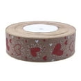 thumbnail image 3 of Cinta roja con purpurina para manualidades, cinta para envolver regalos ligera y elegante para tarjetas de felicitación, adornos de San Valentín, 3 of 9