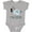 AC-Heather Grey, variant on Inktastic First Birthday 1 Year Old Boy Boys or Girls Baby Bodysuit