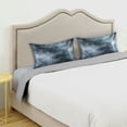 thumbnail image 3 of Yayeee Pillowcase Standard Size Set of 2 Satin Wrinkle Resistant Envelope Pillow Case, Watercolor Sky Pattern, 3 of 8